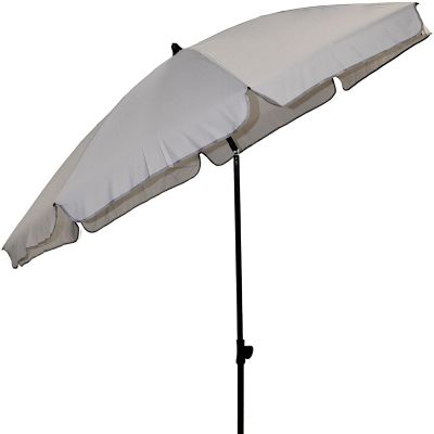 4. PARASOL OGRODOWY 185CM SZARY