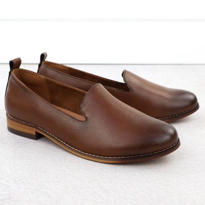 3. Półbuty damskie lordsy brązowe Potocki 19337