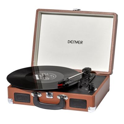 2. Gramofon Denver VPL-120BROWN Brązowy