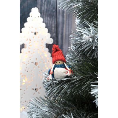 21. LALECZKA DEKORACYJNA Z WORKIEM NIEBIESKA GIRL 7,5CM