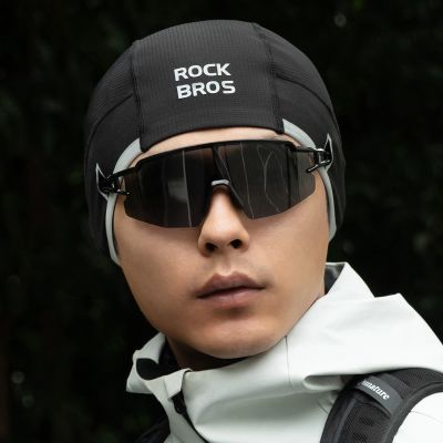 8. Czapka rowerowa Rockbros M016 zimowa wiatroodporna rozmiar 54-61 cm - czarna