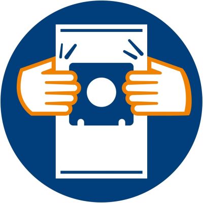 9. Worek do odkurzacza AEG, Electrolux, Philips (Materiał syntetyczny; Philips FC8022/04; 4 szt.)
