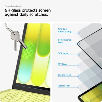 7. Szkło hartowane Spigen Glas.tR Slim FC na MacBook Neo 13" 2026 - czarne