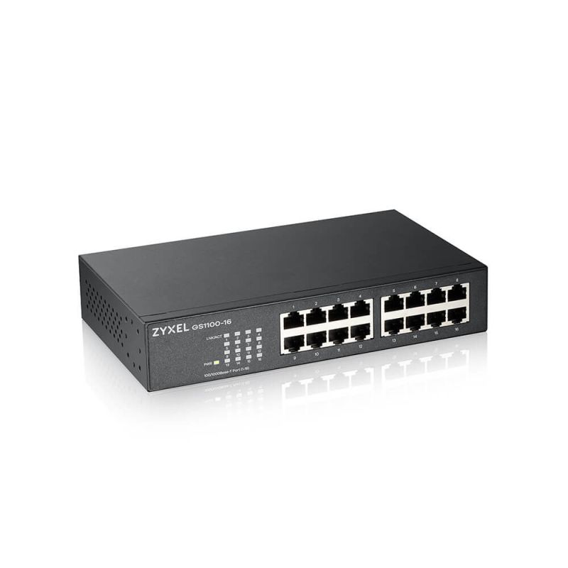 5. Switch Zyxel GS1100-16 16p Unmanaged Gigabit