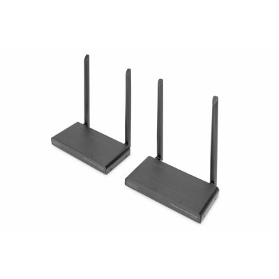 33. Przedłużacz/Extender KVM HDMI+USB bezprzewodowy 200m 1080p FHD 60Hz (zestaw)
