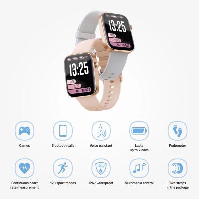 8. Zegarek inteligentny LAMAX BCool2 Plus Rose Gold