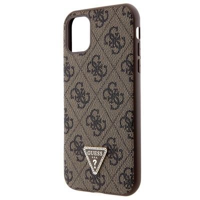 6. Etui Guess Crossbody 4G Metal Logo na iPhone 11 / Xr - brązowe