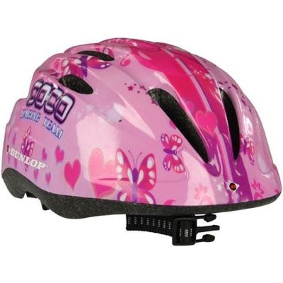 2. KASK ROWEROWY DZIECIĘCY REGULOWANY DUNLOP R. (48-52CM ) PINK