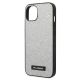 6. Etui Karl Lagerfeld Glitter Plaque Logo na iPhone 14 Plus - srebrne