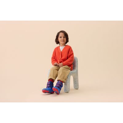 11. Buty zimowe barefoot wegańskie Affenzahn Blizzy Whale (01682-30119)