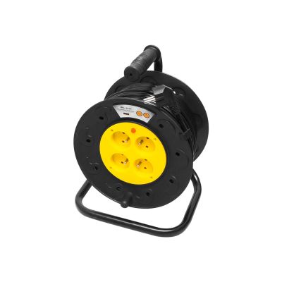 3. Przedłużacz sieciowy PR-61 4-Gniazda z uziemieniem 30m BLOW bęben PCV (3x1,5mm)