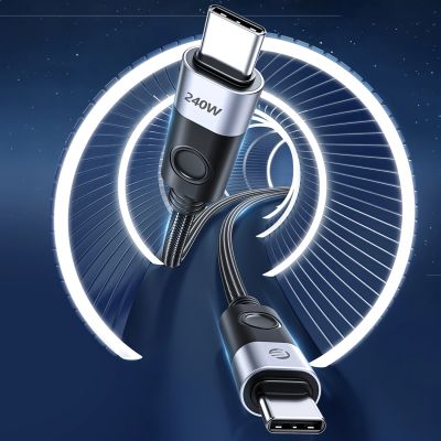 5. Kabel Orico CC240 USB-C do USB-C PD 240 W 480 Mb/s 1.5 m - czarny