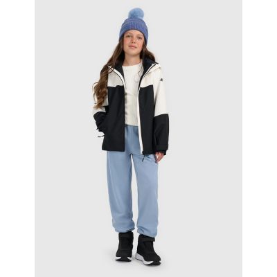 11. Kurtka przejściowa 3w1 membrana 5000 dziewczęca 4F 4FJRAW25TTJAF1013-20S