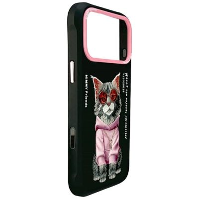 6. Etui Nimmy Glasses Cool Cat na iPhone 17 Pro Max - czarne