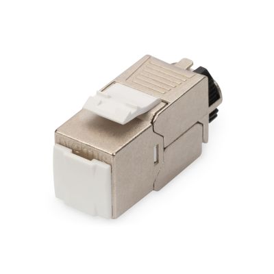 24. Moduł (gniazdo) keystone RJ45 (8P8C) kat.6A, STP,ekranowany, beznarzędziowy, stalowy, 24szt