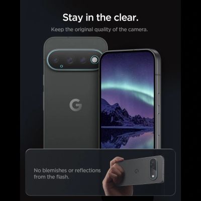 10. Szkło hartowane na obiektyw Spigen Optik Pro HD 2-Pack na Google Pixel 11 Pro