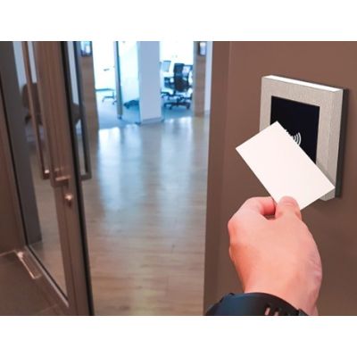 12. 2N 9160344 czytnik kontroli dostępu Podstawowy czytnik kontroli dostępu Czarny