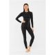 Bielizna damska VIKING Etna 2.0 Lady Set Bamboo czarno-fioletowa   XXL