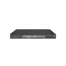 Przełącznik LevelOne Hilbt GB/SL PoE+ 28-portowy 19" 400W 1Gbps