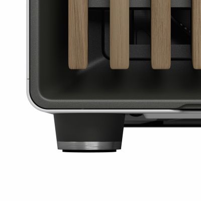 4. Obudowa Fractal Design North XL Midi Chalk TG Clear (Biała, przezroczysty bok)