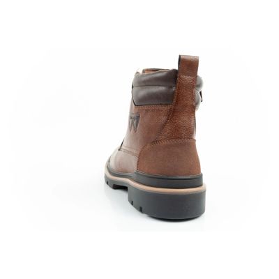 5. Wrangler Nevada buty męskie sztyblety trzewiki eleganckie modne sznurowane brązowe