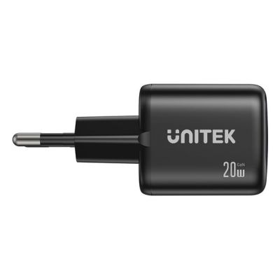 26. UNITEK ŁADOWARKA SIECIOWA 2X GAN USB-C & USB-A 20W CZARNA