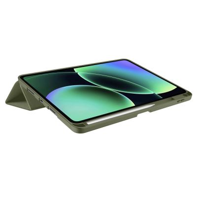 5. Etui Tech-Protect SmartCase Pen na Xiaomi Pad 11.2" - oliwkowe