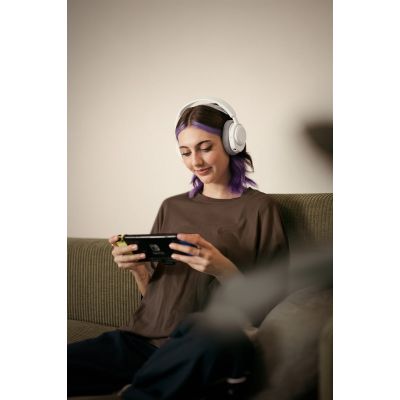 20. Słuchawki Steelseries Arctis Nova 3P Wireless for Playstation, białe