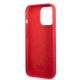 7. Etui Karl Lagerfeld Silicone Plaque na iPhone 13 Pro / iPhone 13 - czerwone