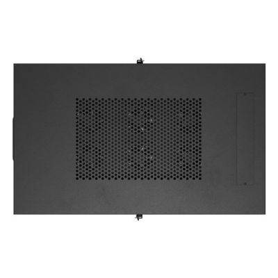 6. Szafa instalacyjna rack stojąca 19" 32U 600x1000 czarna drzwi przeszklone LCD Lanberg (flat pack)