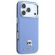 4. Etui Karl Lagerfeld Grained Karl Head Metal MagSafe na iPhone 18 Pro / 17 Pro - jasnoniebieskie