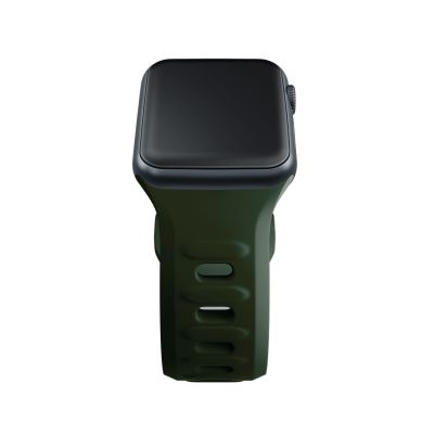 9. Pasek silikonowy 3mk Silicone Watch Strap do Apple Watch 42 / 44 / 45 / 49 mm - zielony