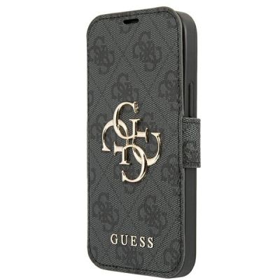 Etui Guess 4G Big Metal Logo na iPhone 13 Pro Max 6,7" - szare