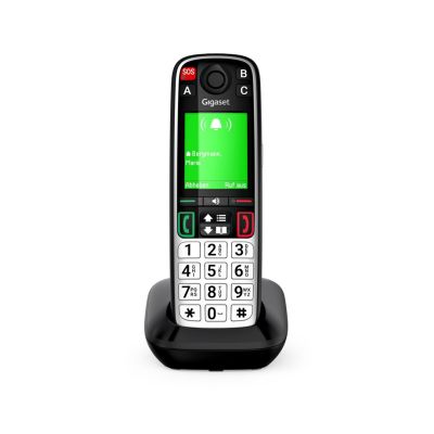 10. Gigaset EASY 500 Telefon analogowy/DECT Nazwa i identyfikacja dzwoniącego Czarny, Srebrny