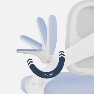 3. Fotel obrotowy Junior 4.3 Blue-Grey