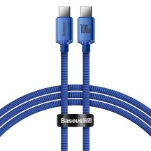 Kabel Baseus CAJY000603 USB-C - USB-C PD 100W 5A 480Mb/s 1,2m - niebieski