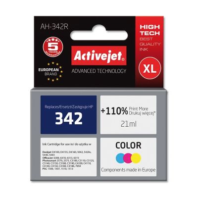 Activejet AH-342R Tusz (zamiennik HP 342 C9361EE; Premium; 21 ml; kolor)