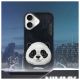 10. Etui Nimmy Big Eyed Pet 2.0 Panda na iPhone 16 - czarne