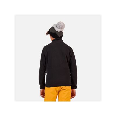 3. Bluza dziecięca ROSSIGNOL JR STRAWPILE FLEECE FZ czarna