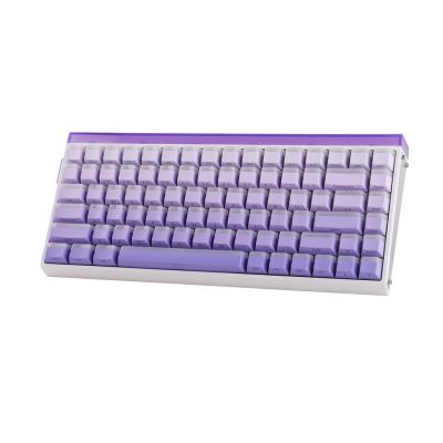 5. Klawiatura gasket HERO84 HE White+Purple+Gradient+LIGHT JadeKing switch RGB AULA