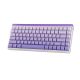 5. Klawiatura gasket HERO84 HE White+Purple+Gradient+LIGHT JadeKing switch RGB AULA