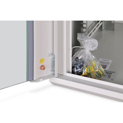 3. Digitus Szafa sieciowa wisząca DYNAmic 19" 12U rack 600x600, drzwi szyba, szary, niedzielona, złożona, 60kg