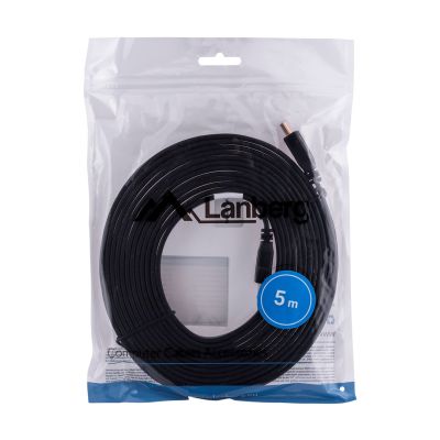 5. Kabel Lanberg CA-HDMI-21CU-0050-BK (HDMI M - HDMI M; 5m; kolor czarny)