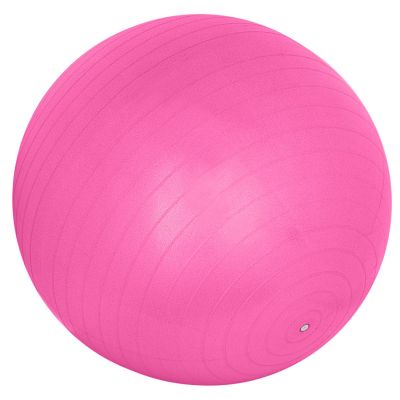 15. PIŁKA GIMNASTYCZNA DO ĆWICZEŃ FITNESS 65CM ANTIBURST RÓŻOWA