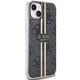4. Etui Guess IML 4G Gold Stripe na iPhone 15 Plus / 14 Plus - czarne