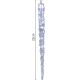 4. SOPLE LODU KRYSZTAŁOWE DEKORACJA WISZĄCA 22CM 4SZT