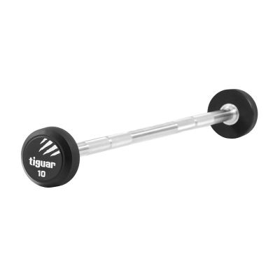 2. Barbell prosty tiguar PU 10 kg TI-WPBPU010