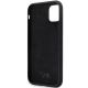 7. Etui Karl Lagerfeld Silicone Ikonik Metal Pin na iPhone 11 / Xr - czarne