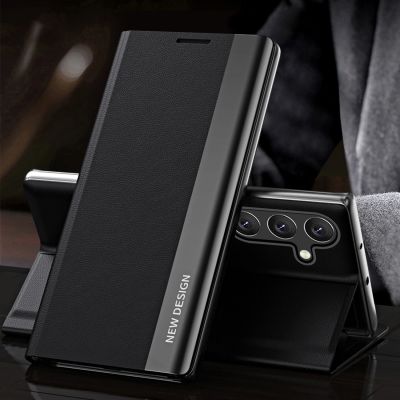 2. Sleep Case Pro etui do Samsung Galaxy S25+ z klapką i podstawką - czarne