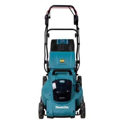 10. Makita DLM481Z kosiarka Kosiarka do trawnika typu push Bateria Czarny, Niebieski, Metaliczny